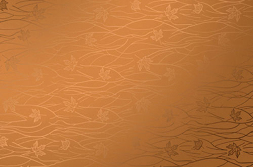 Зеркало декоративное цвет «Кленовые листья» бронза