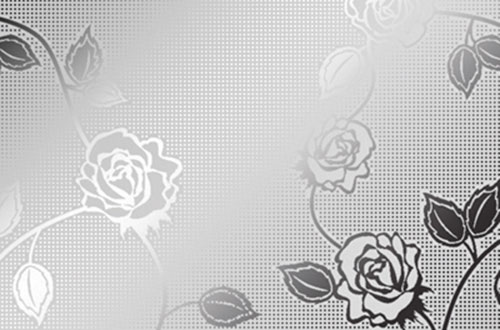 Зеркало декоративное цвет «Розы II» серебро